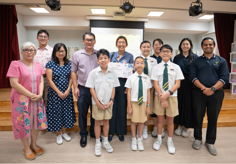 Sengkang Green Primary School and SingPost Launches Young Philatelists School Programme As CCA