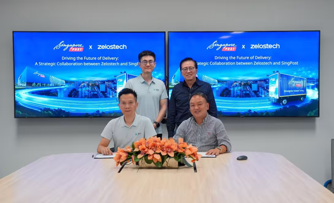 Zelostech Deepens Strategic Partnership with Singapore Post to Accelerate Fully Driverless Public Road Deployment